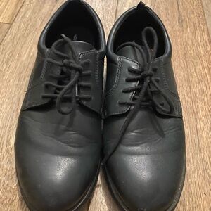 Wonder Nation Black Kids Dress Shoes